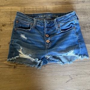 Super Stretch Hi-Rise Jean Shorts